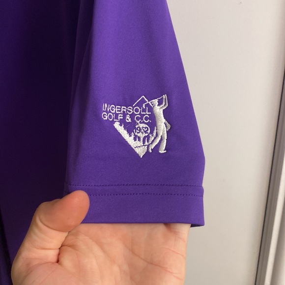 Collared Golf Tee in 10/10 shape with shoulder and back breather mesh - Picture 5 of 7